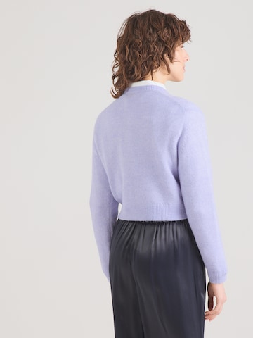 HUGO Вязаная кофта 'Sfebra' в Лиловый