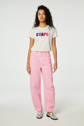 Fabienne Chapot Wide Leg Jeans in Pink