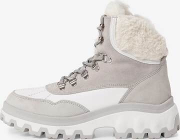 TAMARIS Lace-Up Ankle Boots in Grey