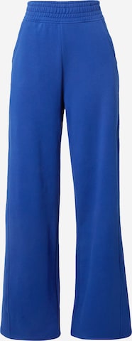 Karo Kauer Zvonové kalhoty Kalhoty – modrá: přední strana
