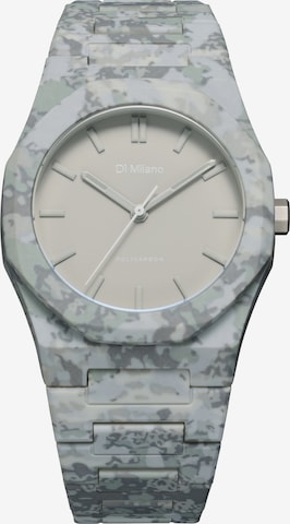 D1 Milano Analoguhr 'PCBJ39' in Grün: Vorderseite