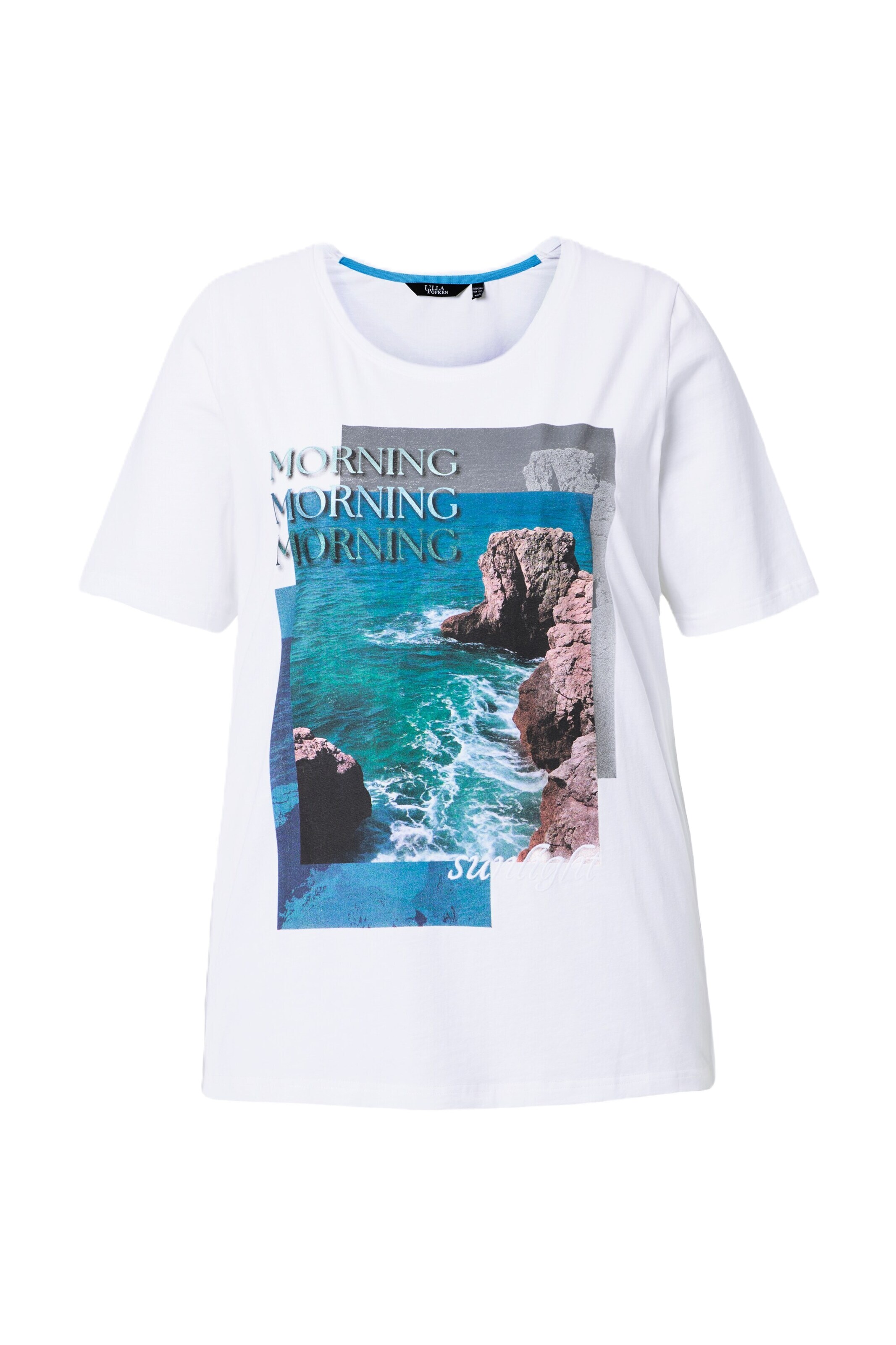 Ulla Popken Shirt in Weiß: Vorderseite