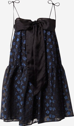 Custommade Robe de cocktail 'Jindra' en bleu / noir, Vue avec produit