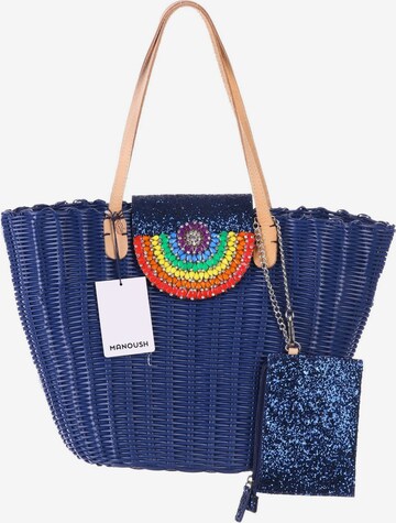 Manoush Bag in One size in Blue: front