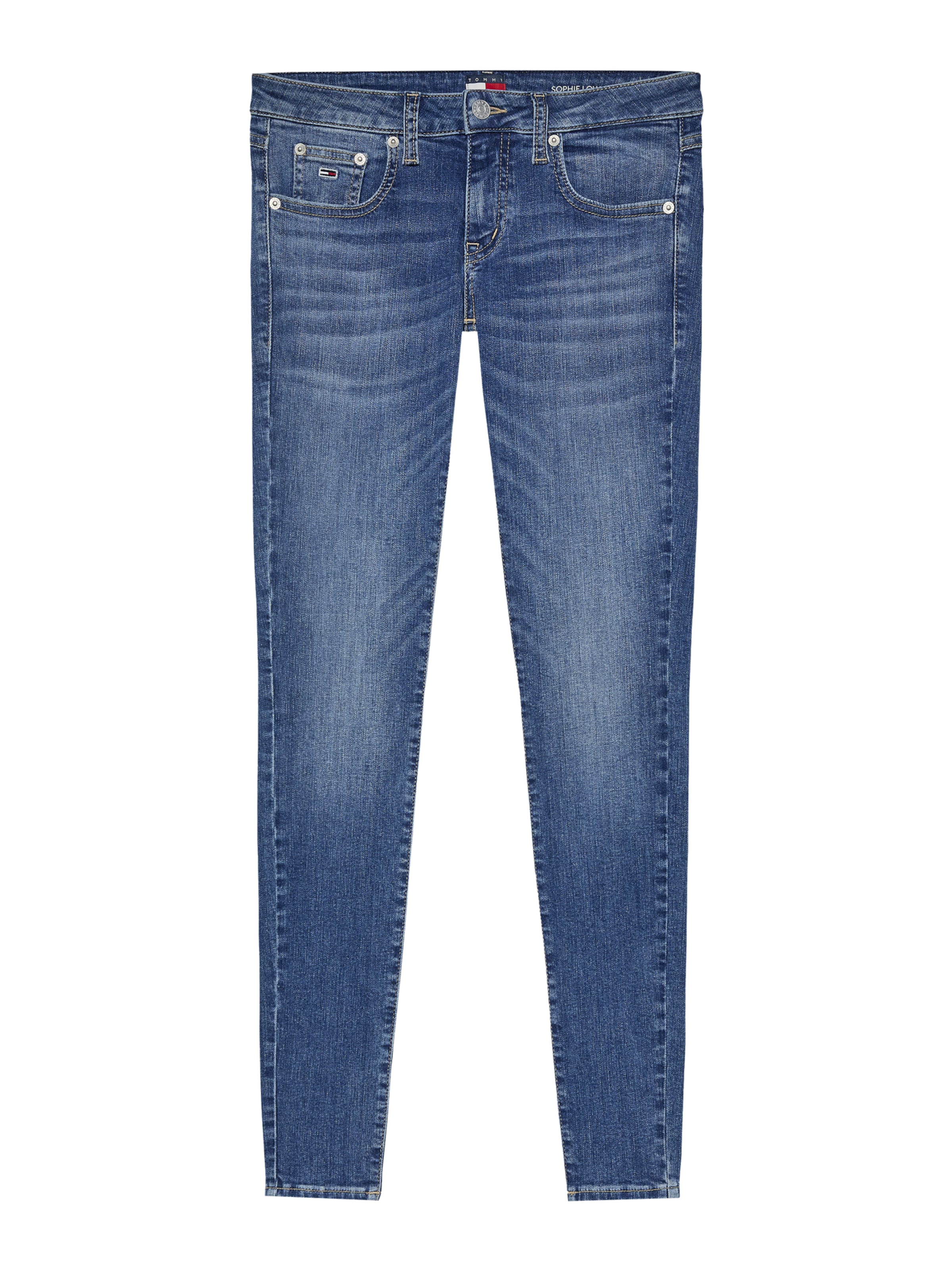 Tommy Jeans Skinny Jeans in Blue: front