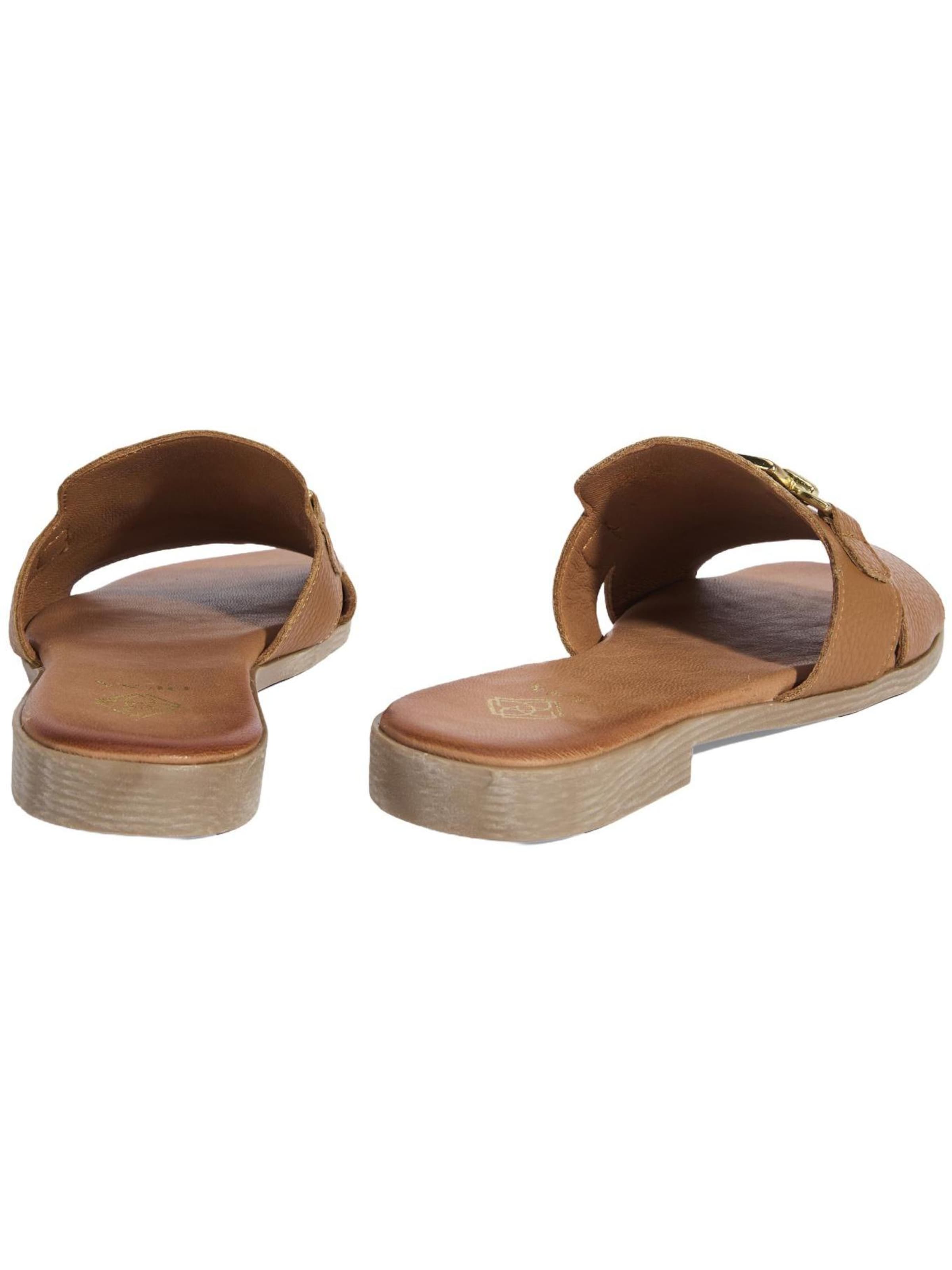 Pantoufle 'Hausschuhe' Desa en marron