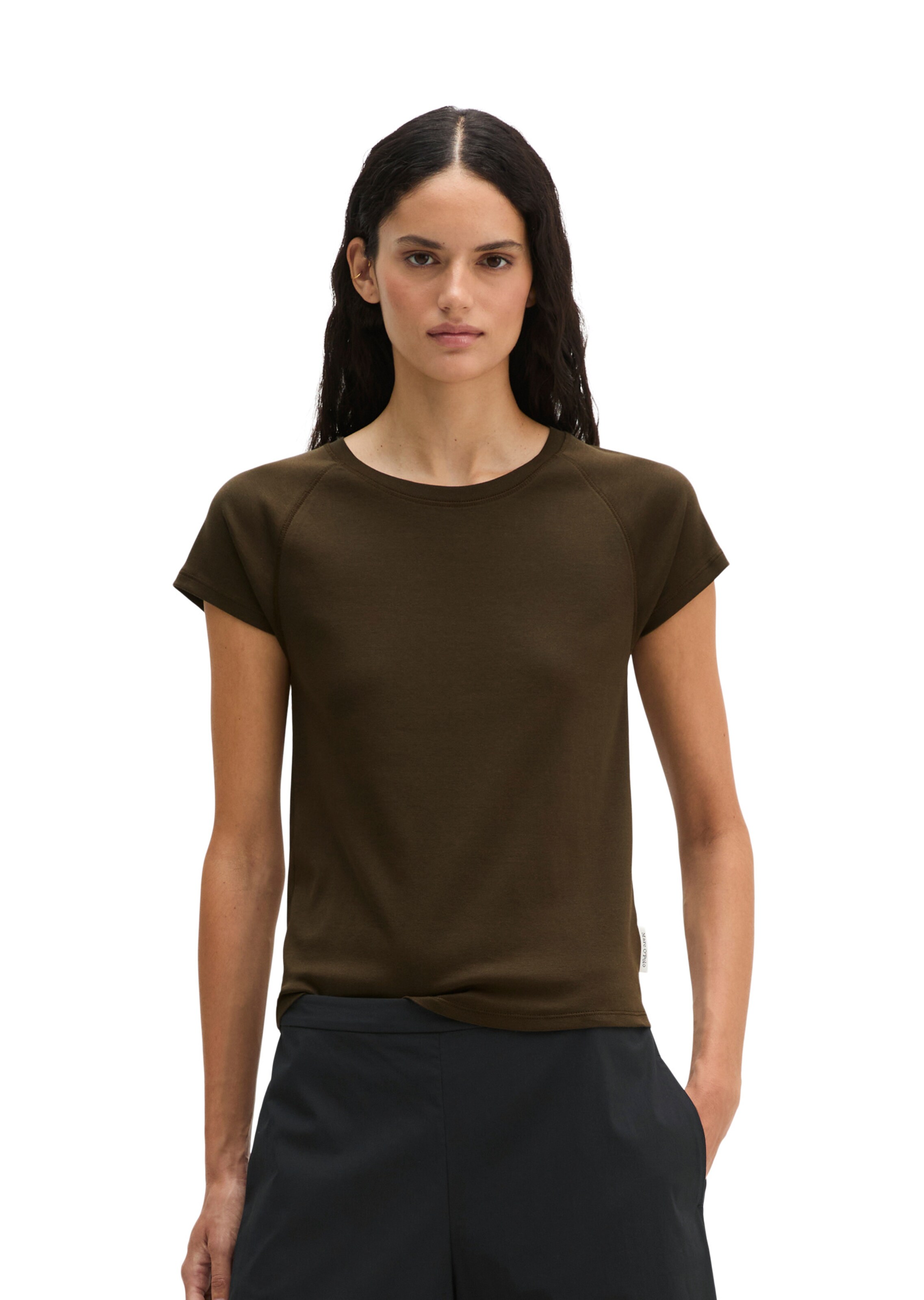Marc O'Polo Shirt in Brown: front