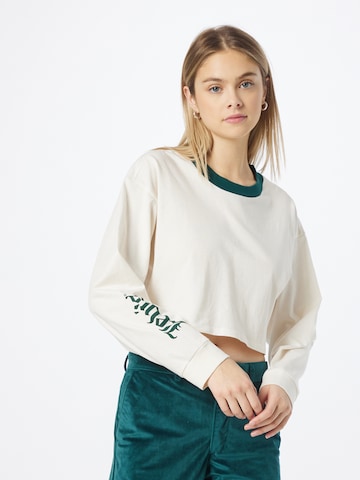 LEVI'S ® Μπλουζάκι 'Graphic LS Crop Reese' σε λευκό: μπροστά