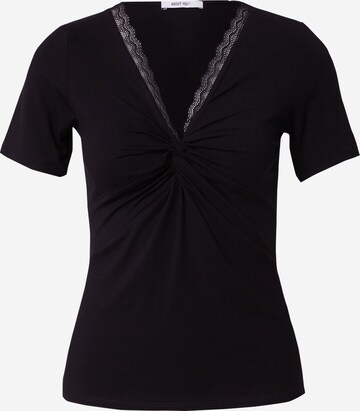 ABOUT YOU - Camisa 'Elora' em preto: frente