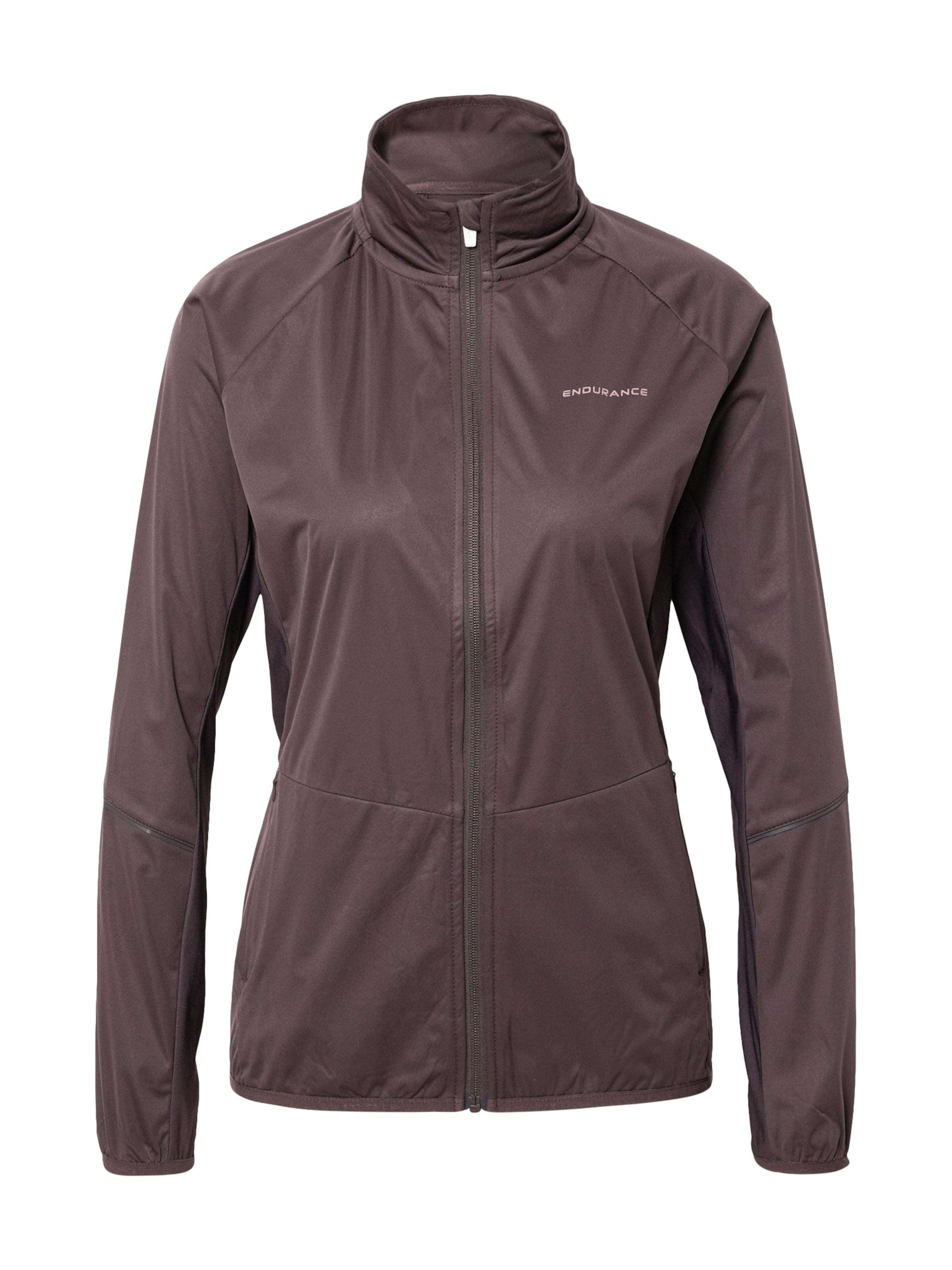 ENDURANCE Športová bunda &#x27;Elving&#x27; - Hnedá: predná strana
