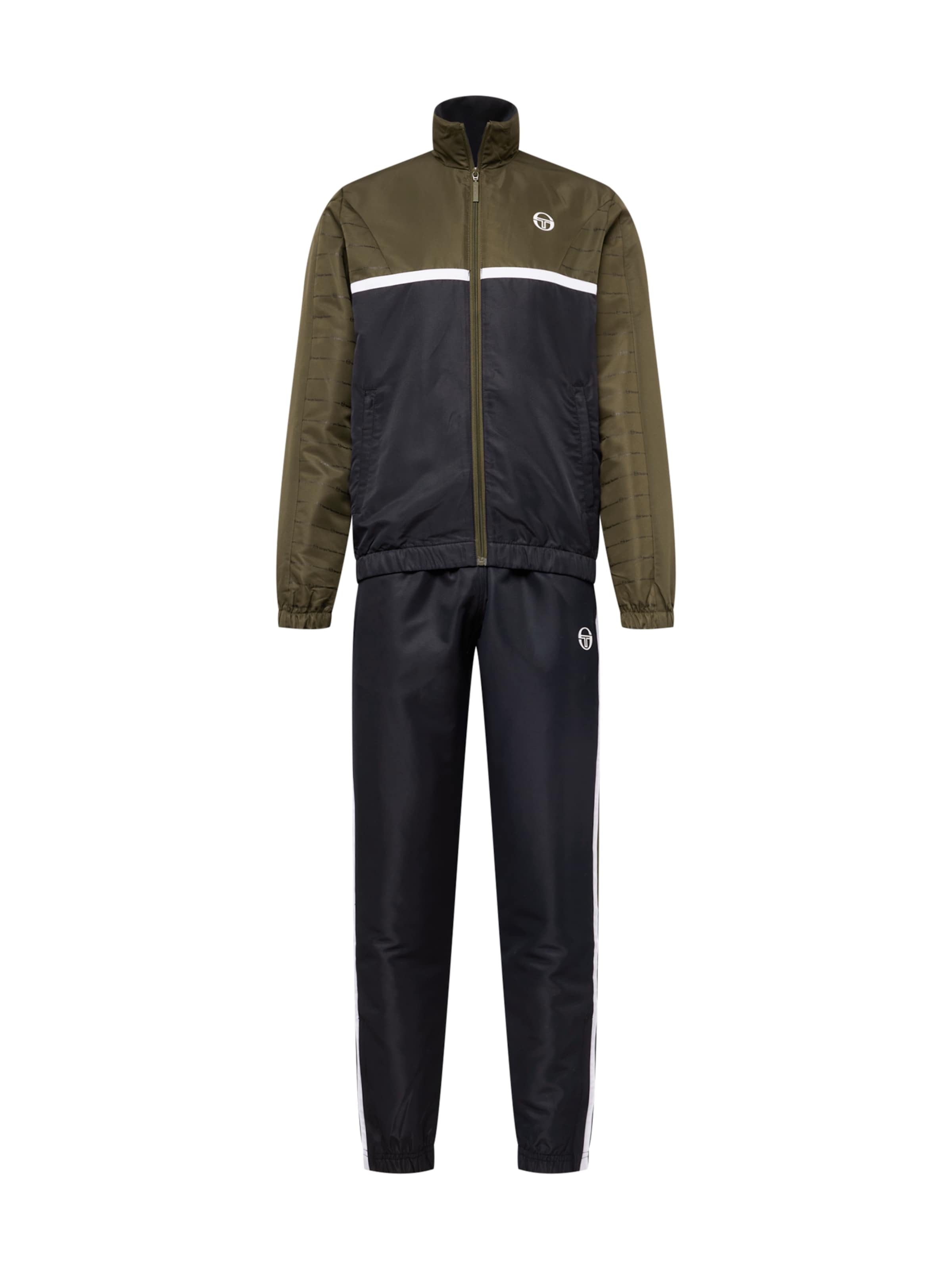 Sergio Tacchini Trainingsanzug  'Rayan' in Schwarz: Vorderseite