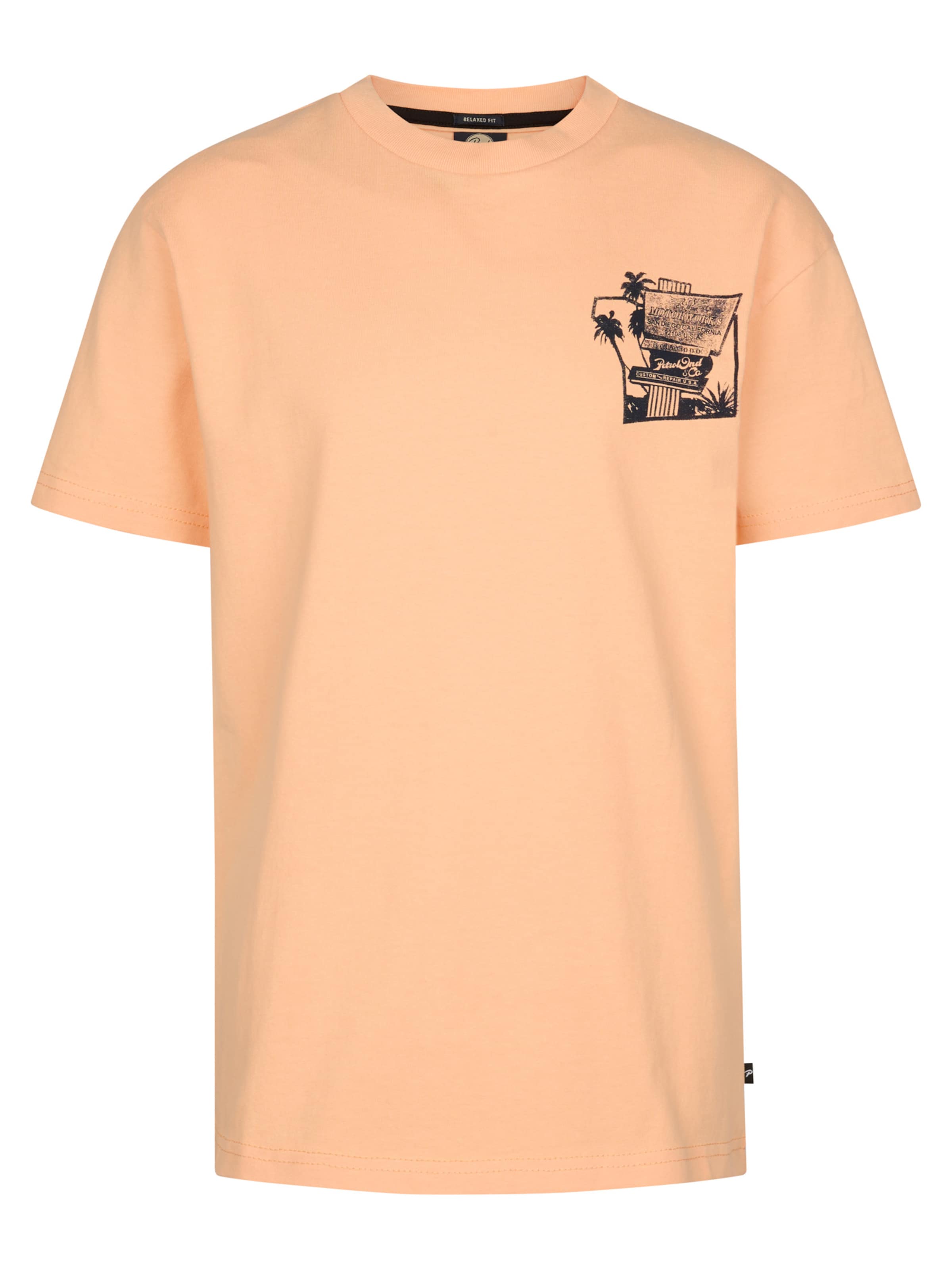 Petrol Industries Shirt in Oranje: voorkant