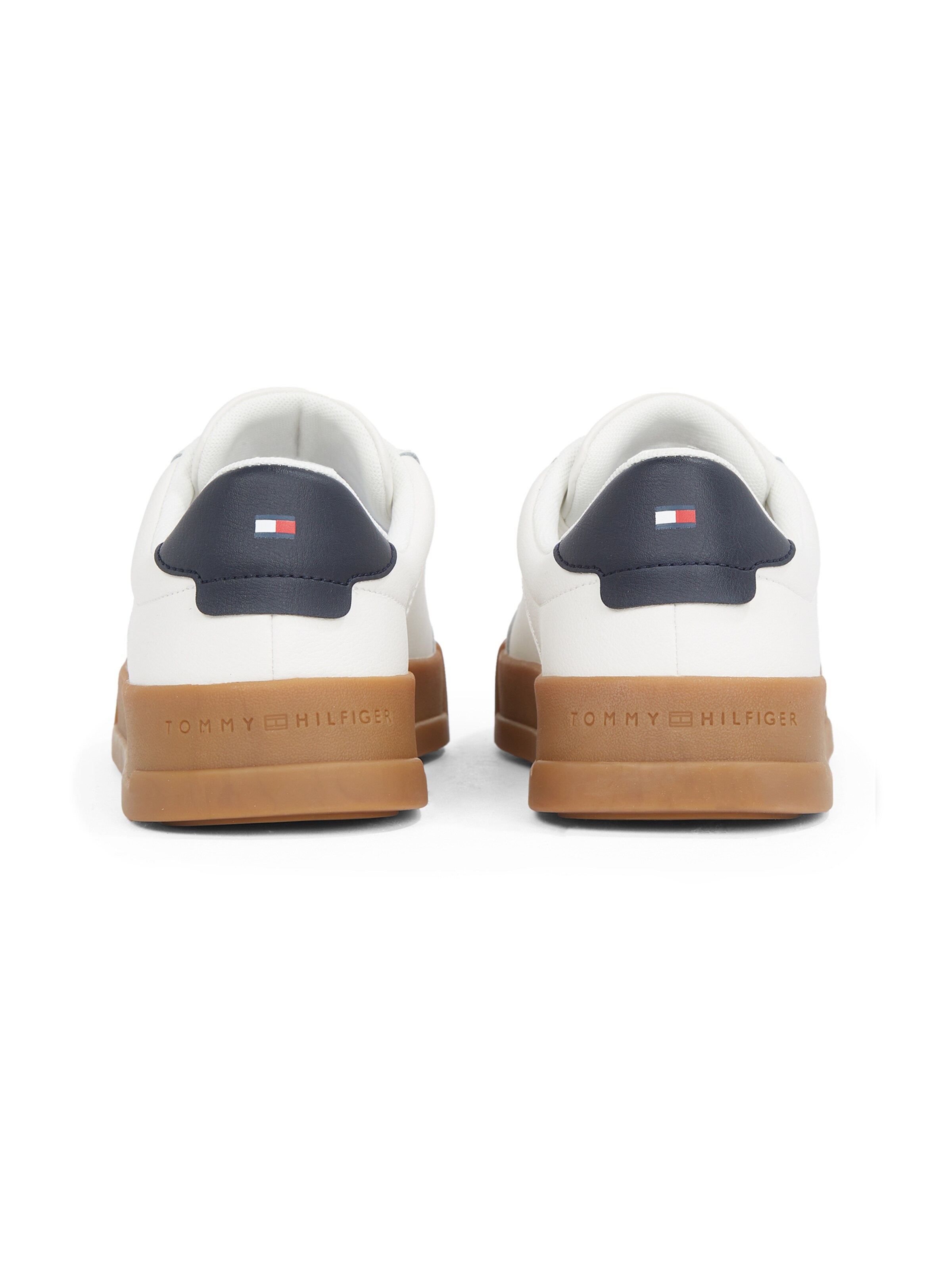 TOMMY HILFIGER Σνίκερ χαμηλό 'Court' σε μπεζ