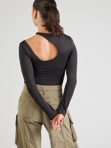 ABOUT YOU - Body camiseta 'Aurelia' en negro