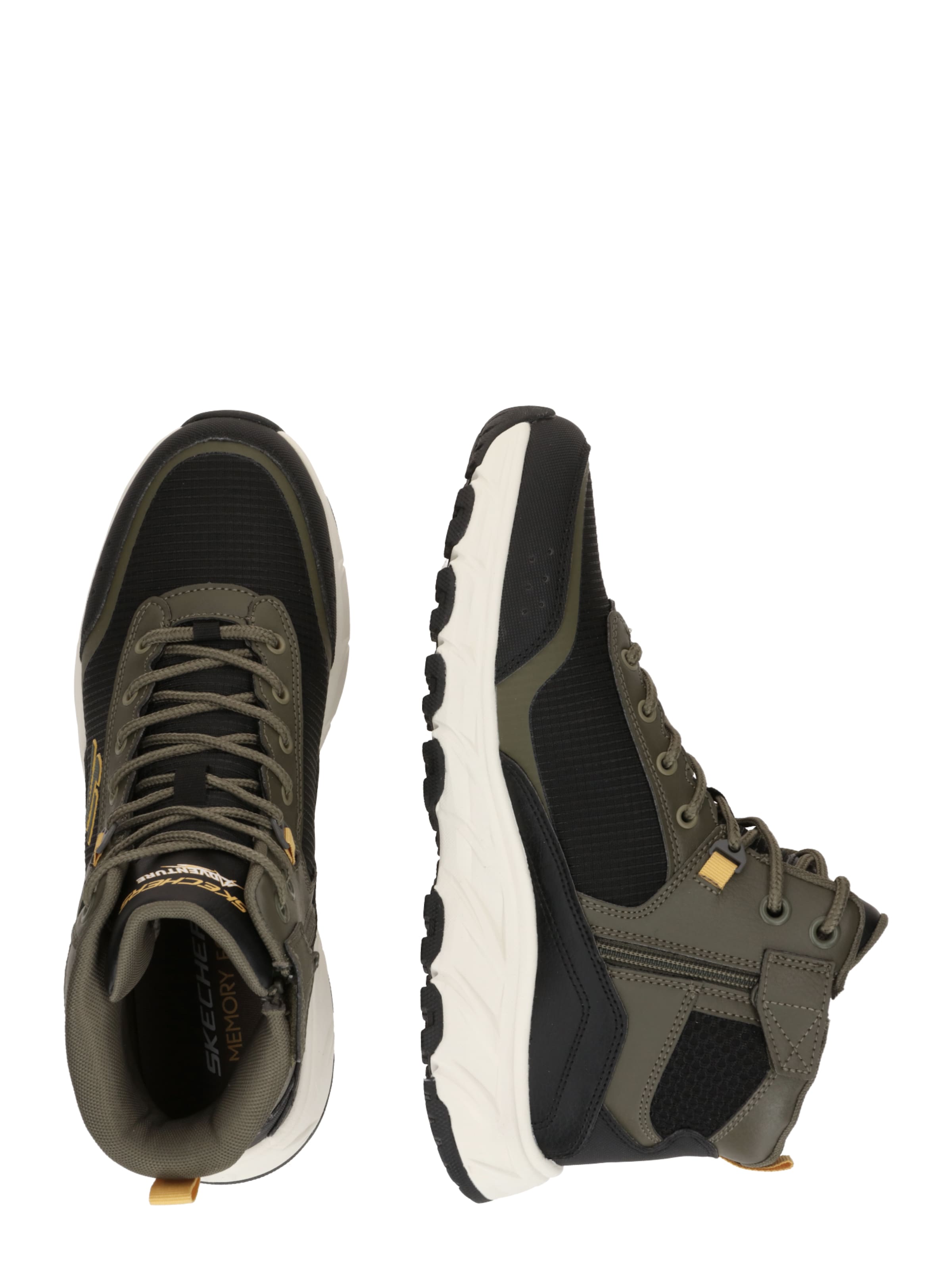 Bocanci cu șireturi 'HILLCREST 2.0' de la SKECHERS pe verde