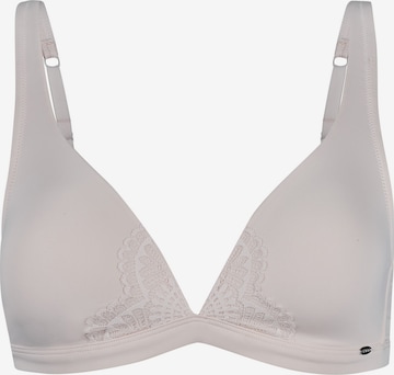 SkinyTrokutasti Grudnjak - bež boja: prednji dio