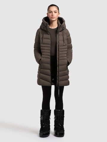 khujo Winter coat 'Lava' in Brown
