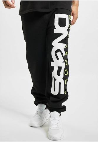 Pantalon Dangerous DNGRS en noir : devant