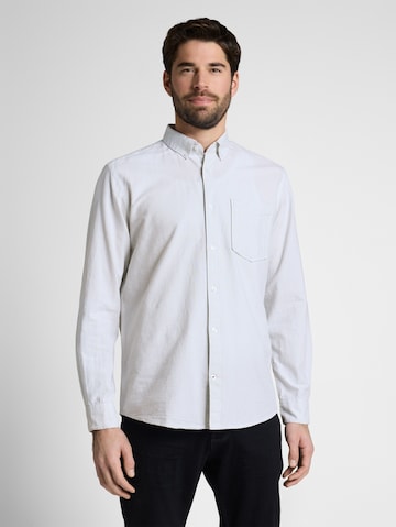 Coupe regular Chemise TOM TAILOR en vert : devant