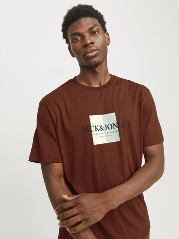 T-Shirt JACK & JONES en marron