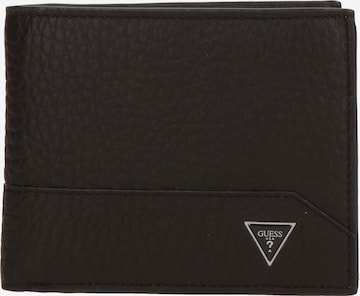 Porte-monnaies 'BRCLN BLFLD W S FLT W COIN PKT' GUESS en marron : devant