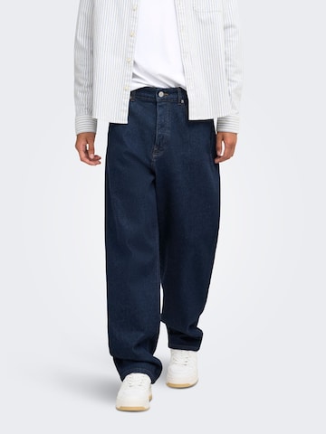 Only & Sons Loosefit Jeans 'ONSFade' in Blauw: voorkant