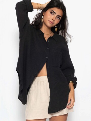 SASSYCLASSY Bluse‌‌‌‌‌‌ in Schwarz