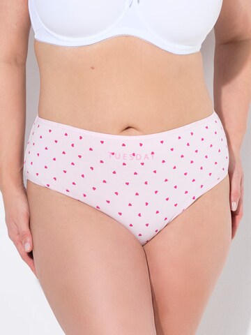 Slip 'Weekdays' Ulla Popken en bleu : devant