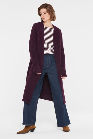 SENSES.THE LABEL Knit Cardigan in Red