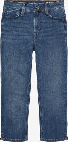 Slimfit Jeans de la TOM TAILOR pe albastru: față