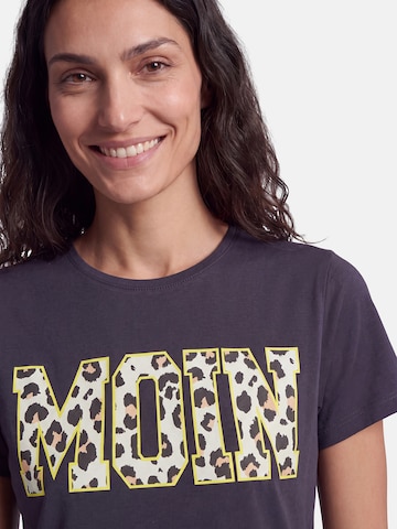 salzhaut Shirt 'Steentje - Moin' in Blauw: voorkant