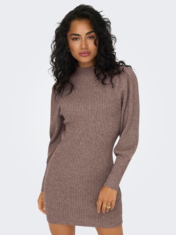 ONLY Knit dress 'ONLKatia' in Brown: front