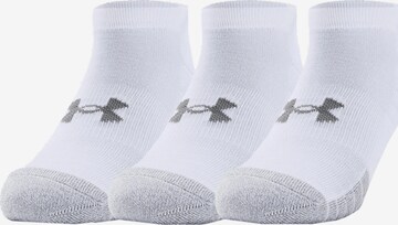 Chaussettes de sport 'Heatgear' UNDER ARMOUR en blanc : devant