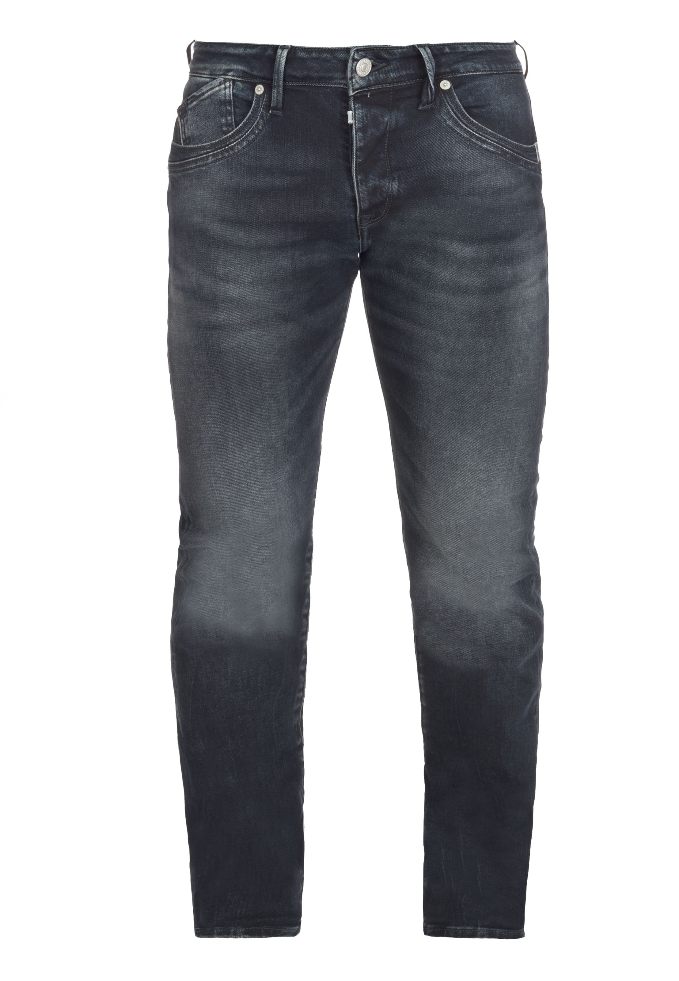 Le Temps Des Cerises Slimfit Jeans '700/11' in Grijs: voorkant