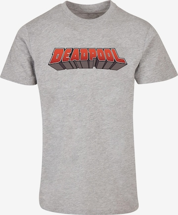 ABSOLUTE CULT Shirt 'Deadpool' in Grijs: voorkant
