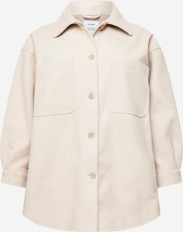 Cotton On Curve Between-Season Jacket in Beige: front