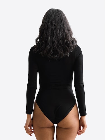 Erlich Textil Shirtbody in Schwarz