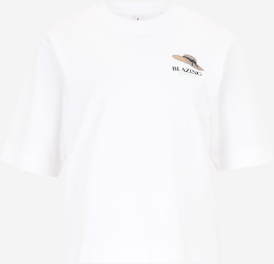 Only Tall Paita 'ONLVITA' värissä beige / musta / valkoinen, Tuotenäkymä