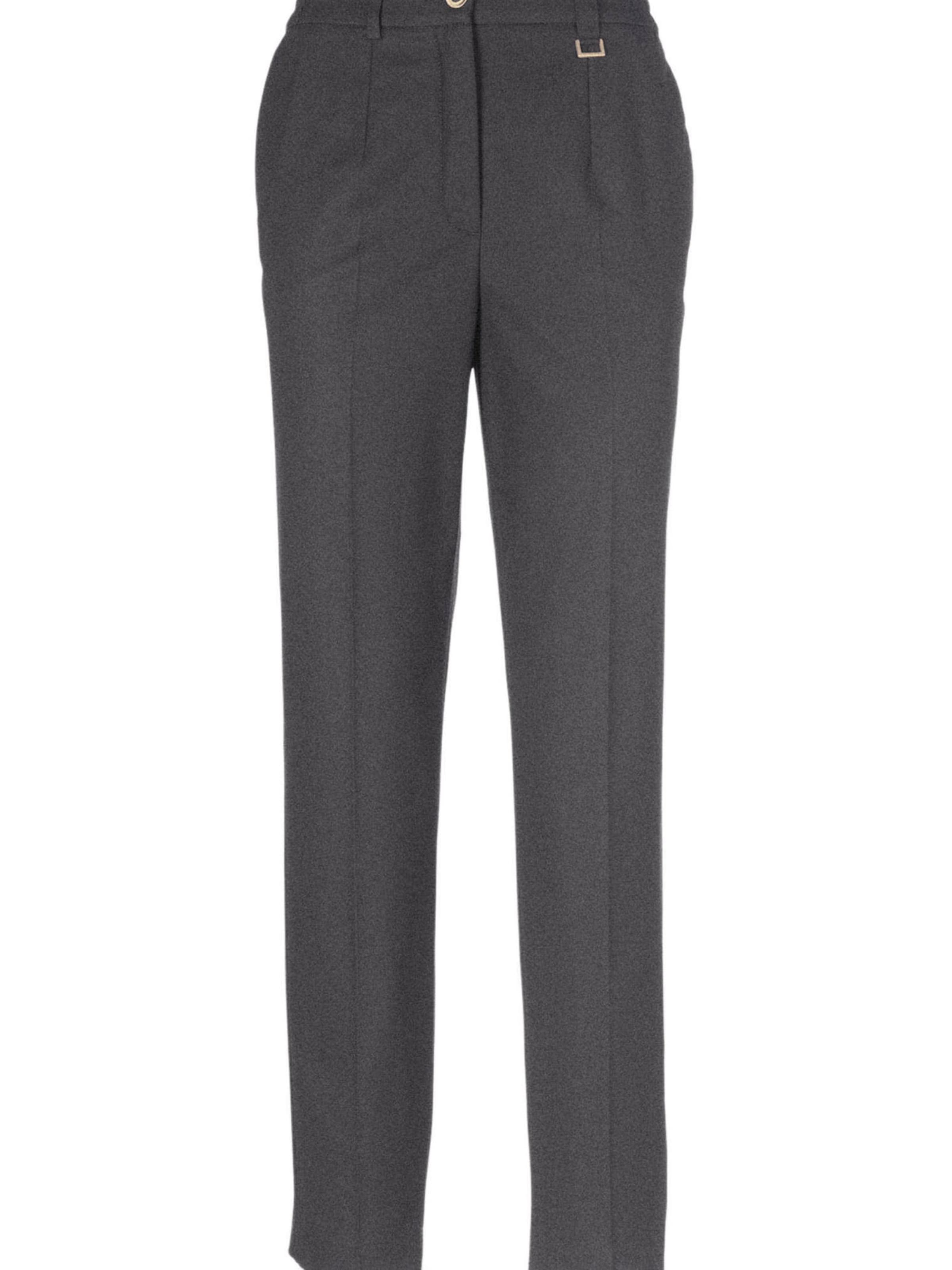 Goldner Slim fit Pants 'ANNA' in Grey: front