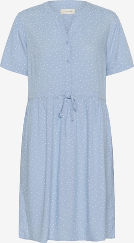 Cream Kleid in Blau: Vorderseite