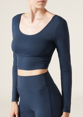 CALZEDONIA Shirt in Blue