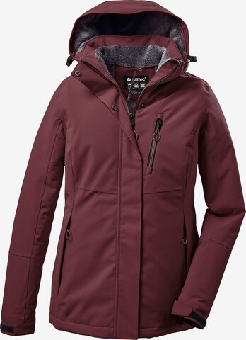 KILLTEC Outdoor Jacket in Red: front