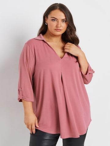 Stil Diva Bluse‌‌‌‌‌‌‌‌‌ in Pink