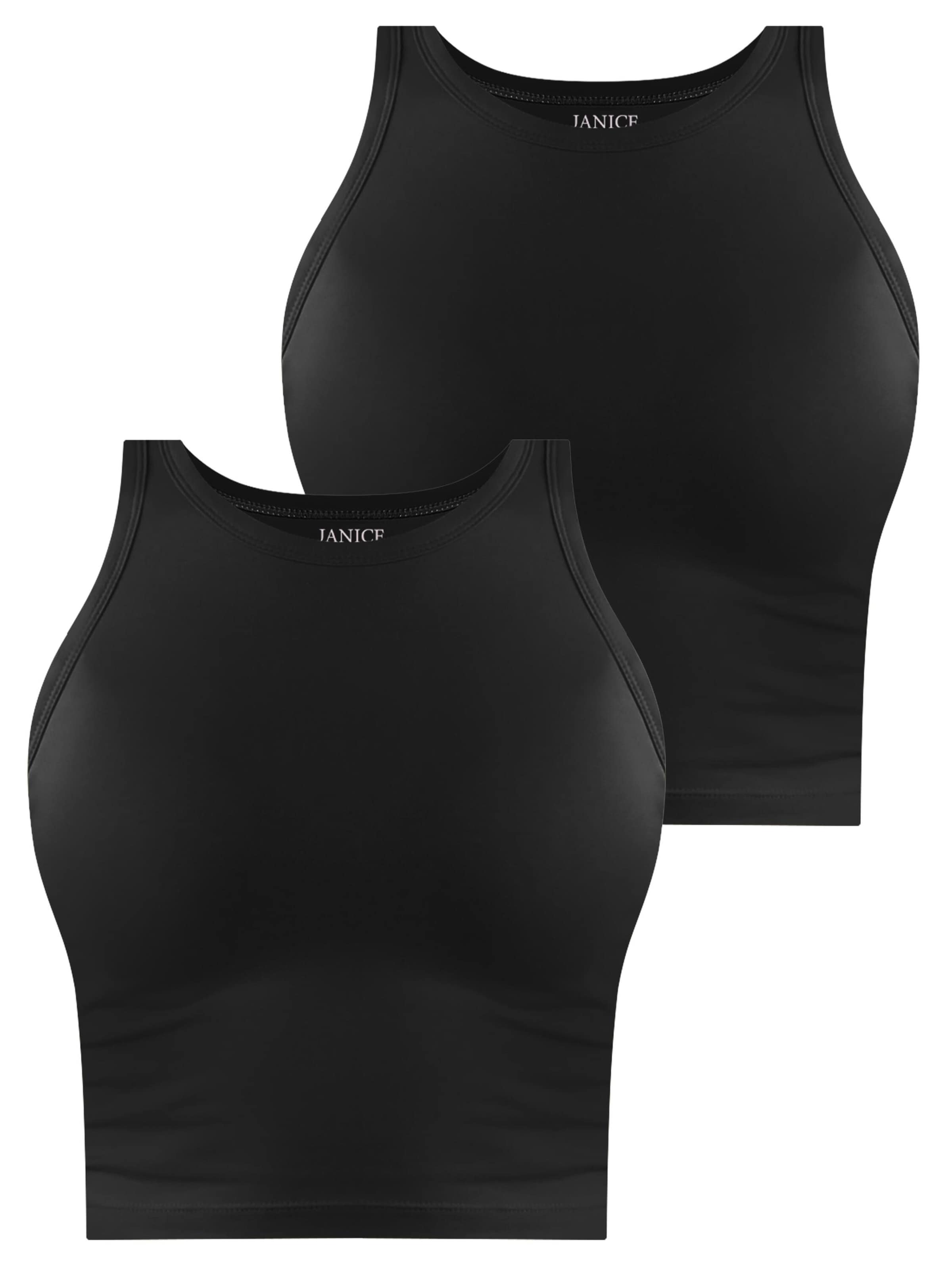 Top 'Niah' di Janice in nero: frontale
