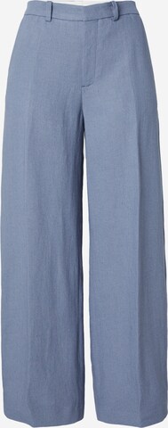 DRYKORN Wide leg Broek 'Desk' in Blauw: voorkant