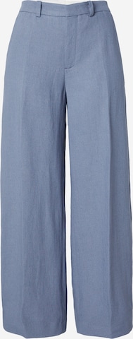 Wide Leg Pantalon 'Desk' DRYKORN en bleu : devant