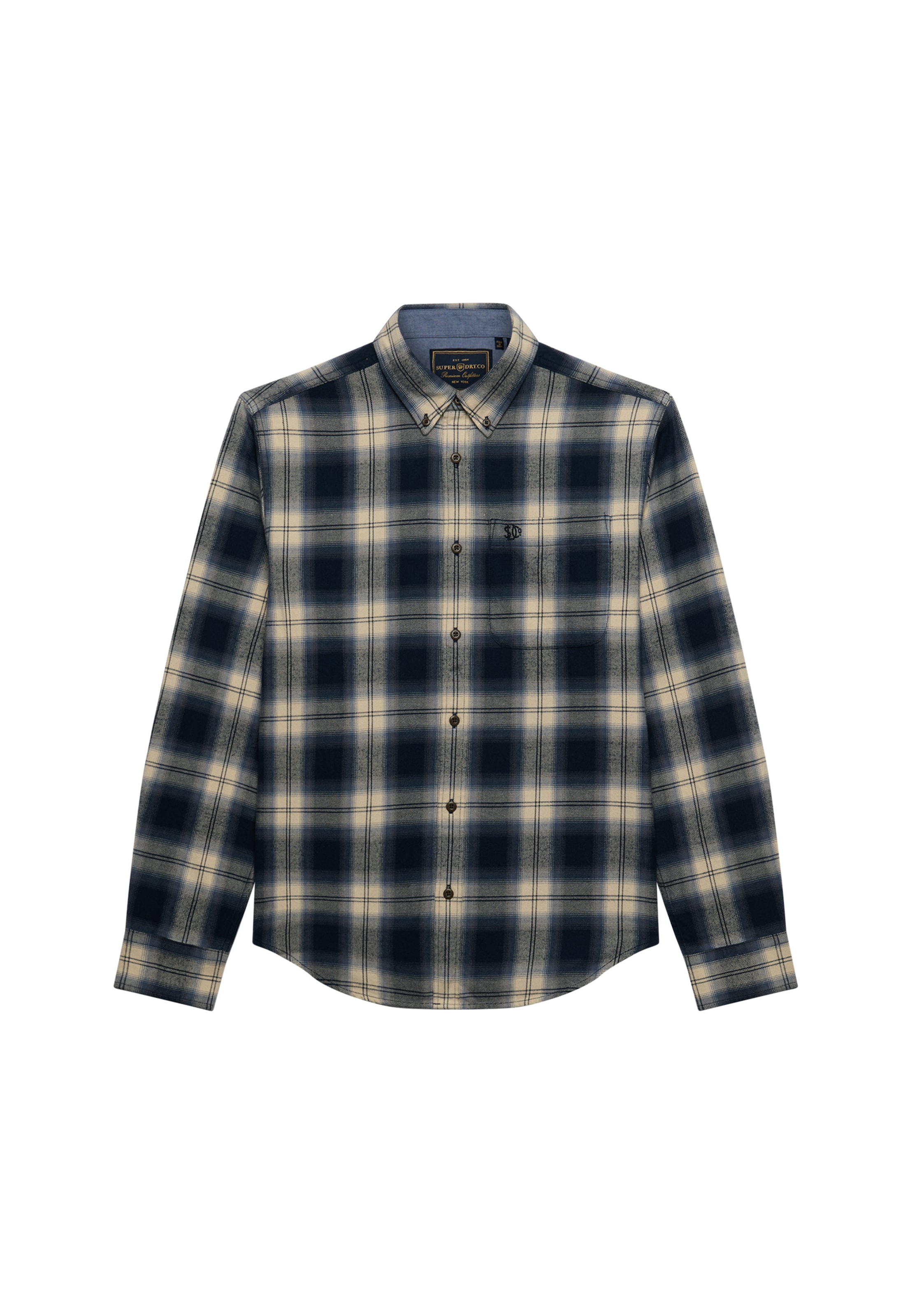Superdry & Co Overhemd in Blauw: voorkant