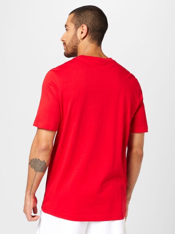 raudona ADIDAS ORIGINALS Marškinėliai 'Adicolor Classics Trefoil'