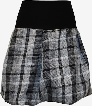 dunkle design Rock 'Skirt "Checkered"' in Schwarz: Vorderseite
