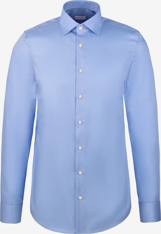 Chemise business 'Schwarze Rose' SEIDENSTICKER en bleu : devant